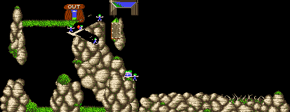 Overview: Oh no! More Lemmings, Amiga, Havoc, 16 - Scaling the Heights